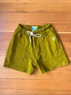 Olive Green Big Bud Press Sweat Shorts - Size XL - Discontinued